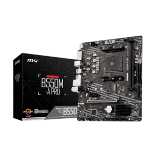 Placa Madre Msi B550M-A Pro, Am4, Ddr4,, M2, Micro-Atx