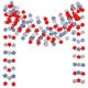 thumbnail image 1 of Guirnaldas de Estrellas Patrióticas TTSAM 15 m Rojo Blanco Azul, 1 of 7