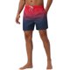 thumbnail image 5 of INSPIRE CHIC Pantalones Cortos de Playa para Hombre con Cintura Elástica y Gradiente de Color en Contraste para Verano con Cordón 34 Rojo Negro, 5 of 6