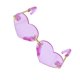 thumbnail image 2 of gafas de sol de moda con forma de corazón gafas para mu?ecas blythe de 12 pulgadas púrpura, 2 of 5