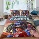 thumbnail image 2 of Cadetes Mech Conjunto de sábanas temático, trío de piezas, cómodo y amigable con la piel, diseño único, regalo de decoración para el hogar para familiares, amigos y fans,135cm *200cm, 2 of 6
