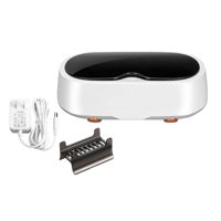 Magideal - Limpiador Ultrasónico Eléctrico Portátil, Limpiador De Joyas De 47 Khz, Limpieza De Gafas Con Soporte, Mini Para Anillos, Relojes, Monedas, Gafas, Blanco