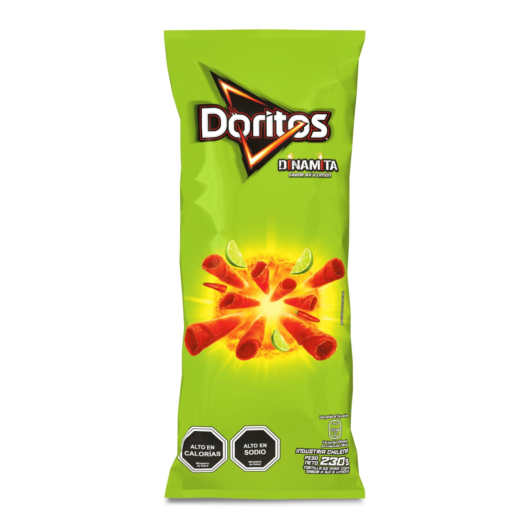 Tortilla Maíz Dinamita Ají Y Limón 230 g Doritos