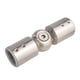 thumbnail image 1 of Conector De Esquina De Varilla Resistente Para Barras De Cortina De Ventana Salediza, ángulo Ajustable De 19mm Cepillado, 1 of 5
