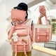 thumbnail image 3 of Cute & Stylish Large Capacity Backpack with Bear Pendant, Handbag, Shoulder Bag & Pencil Bag, 3 of 5