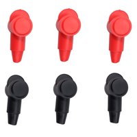 Magideal - Cubiertas De Terminales De Perno Tapas De Terminales Carcasa Protectora De Terminal Protectora Duradera A Prueba De Polvo Para Automóviles, Camiones M 6 Piezas