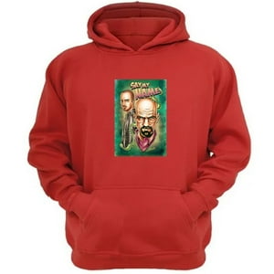 Genérico - Poleron Canguro Breaking Bad Rojo Talla Xl Unisex