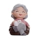 thumbnail image 3 of Linda Abuela Abuelo Estatua Miniatura Figurita Escritorio Torta Topper Muñeca Abuela, 3 of 5