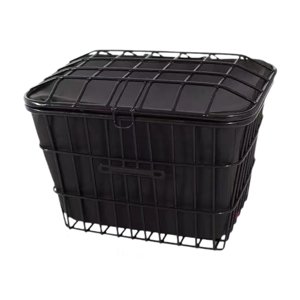 Ioensy - Cesta Para Bicicleta, Alforja Portátil Para Bicicleta, Cesta De Almacenamiento Para Bicicleta, Accesorios S Con Tapa Delantera