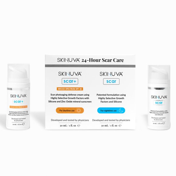 Kit de Crema para Cicatrices Skinuva 30 ml + SPF 30 (Pack de 2)