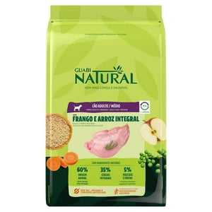 Guabi Natural Adulto Mediana Pollo Y Arroz Integral 12 Kg
