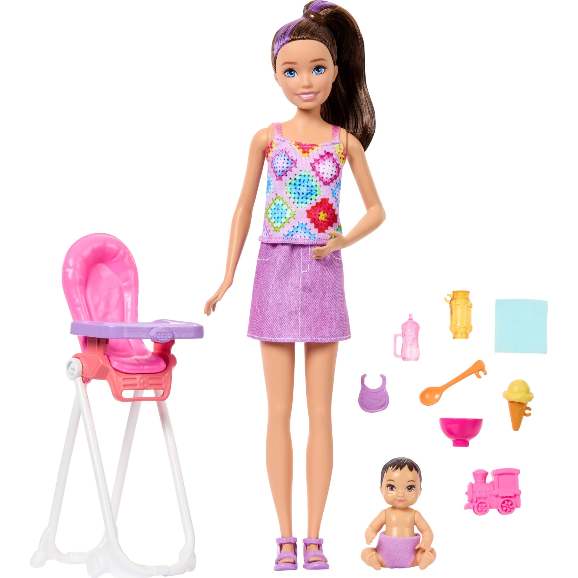 Playset Barbie Skipper Canguro Con Muñecas Y Accesorios