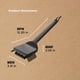 thumbnail image 3 of Cepillo de Limpieza Ninja XSKBRUSHXL Woodfire Outdoor Negro, 3 of 3