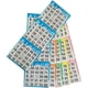 thumbnail image 1 of Bingo Paper Game Cards, 3 tarjetas, 5 hojas, 100 libros de 5, 1 of 2