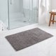thumbnail image 1 of REGALWOVEN Alfombras de Baño, Alfombrillas de Baño Suaves y Esponjosas Antideslizantes de Microfibra Extra Gruesa Gris 20" x 32", 1 of 6