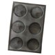 thumbnail image 2 of Formas De Hamburguesa De Silicona Peforated Panadería Bollo Molde Para Pan Bandeja Para Hornear 6 Tazas, 2 of 5