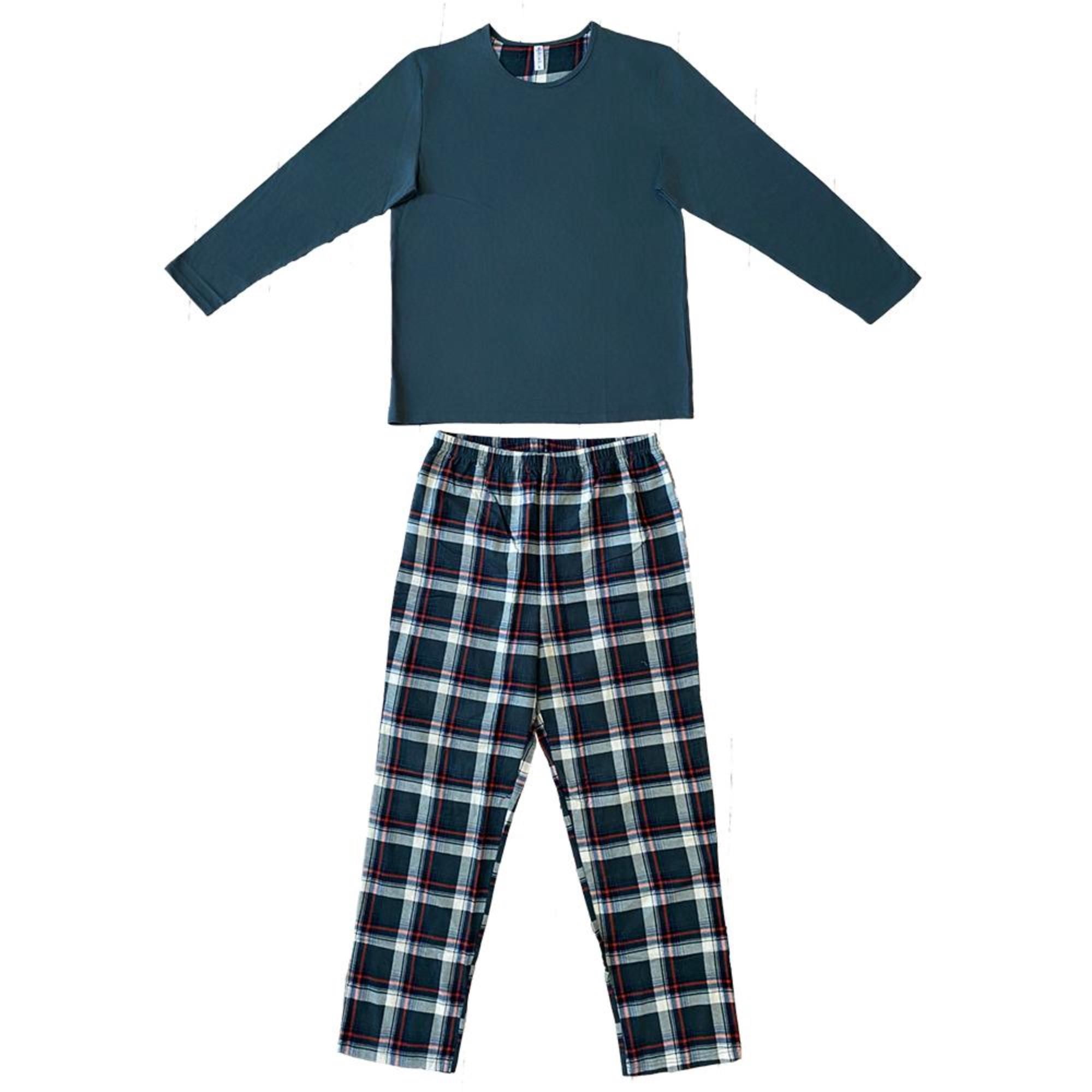 Pijama Algodón Franela Hombre