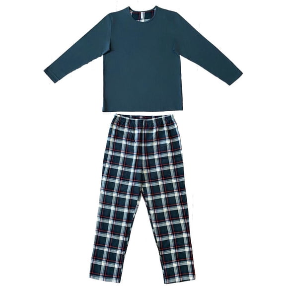 Pijama Algodón Franela Hombre