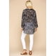 thumbnail image 2 of Camisa Samiraboutique Estampado Animal Navy Mix, 2 of 2