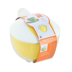 Ghidini - Secador Ensalada Blanco - Amarillo 26Cm