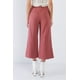 thumbnail image 4 of Pantalones Gaucho de Algodón de Raya Diplomática en Color Rosa Empolvado, 4 of 4