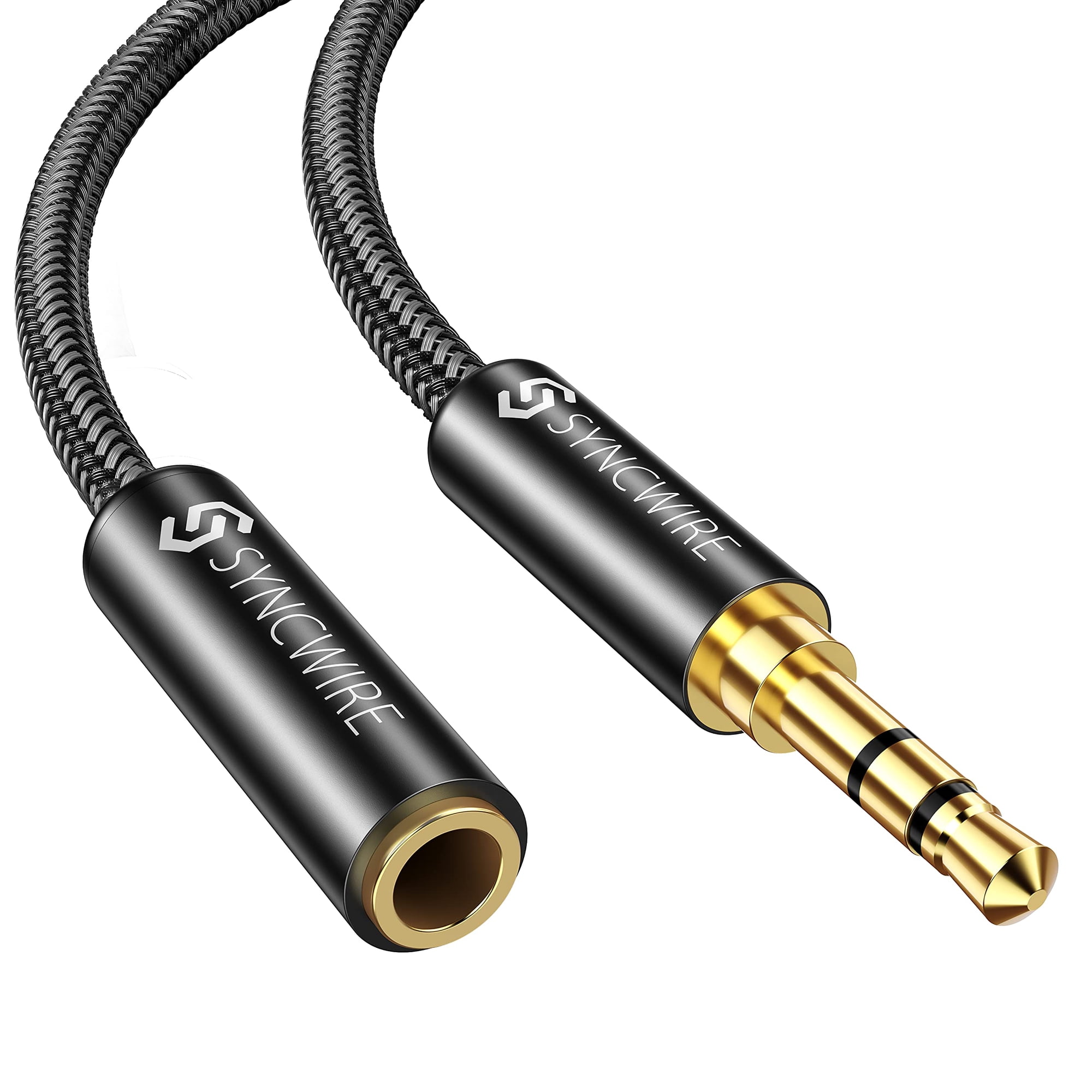 Cable De Extensión Para Auriculares Syncwire, 3,5 Mm, M A F, 1,8 M, Nailon