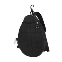 Ioensy - Bolsa De Tenis Para Hombres Y Mujeres, Organizador De Transporte, Versátil, Bolso Cruzado De Bádminton, Color Negro
