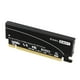 thumbnail image 3 of Adaptador NVMe M.2 NGFF SSD A PCIE 3.0 X16 Tarjeta De Expansión Y Disipador De Calor Negro, 3 of 5