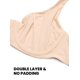 thumbnail image 2 of Bra DOBREVA para mujer, sin forro, con aros en forma de balconette, 34D, 2 of 6