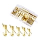 thumbnail image 3 of 130 Uds Perchas para Cuadros Perchas Artísticas Hierro Dorado Práctico 10lb 20lb 30lb 50lb 100lb Ganchos para Cuadros Kit para Colgar Cuadros para Rel, 3 of 5