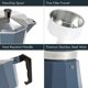 thumbnail image 4 of Cafetera y espresso Primula Classic con estufa, 6 tazas, color azul, 4 of 7