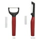 thumbnail image 3 of Juego de peladores KitchenAid Universal Y y Euro, Empire Red x2, 3 of 3