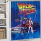 thumbnail image 5 of Volver al futuro-theme 4-Piece Shower Curtain Set with Rugs, Waterproof Bathroom Decor Set Includes Bath Mat, U-Shaped Rug, Toilet Lid Cover and Curtain with Hooks, 5 of 6
