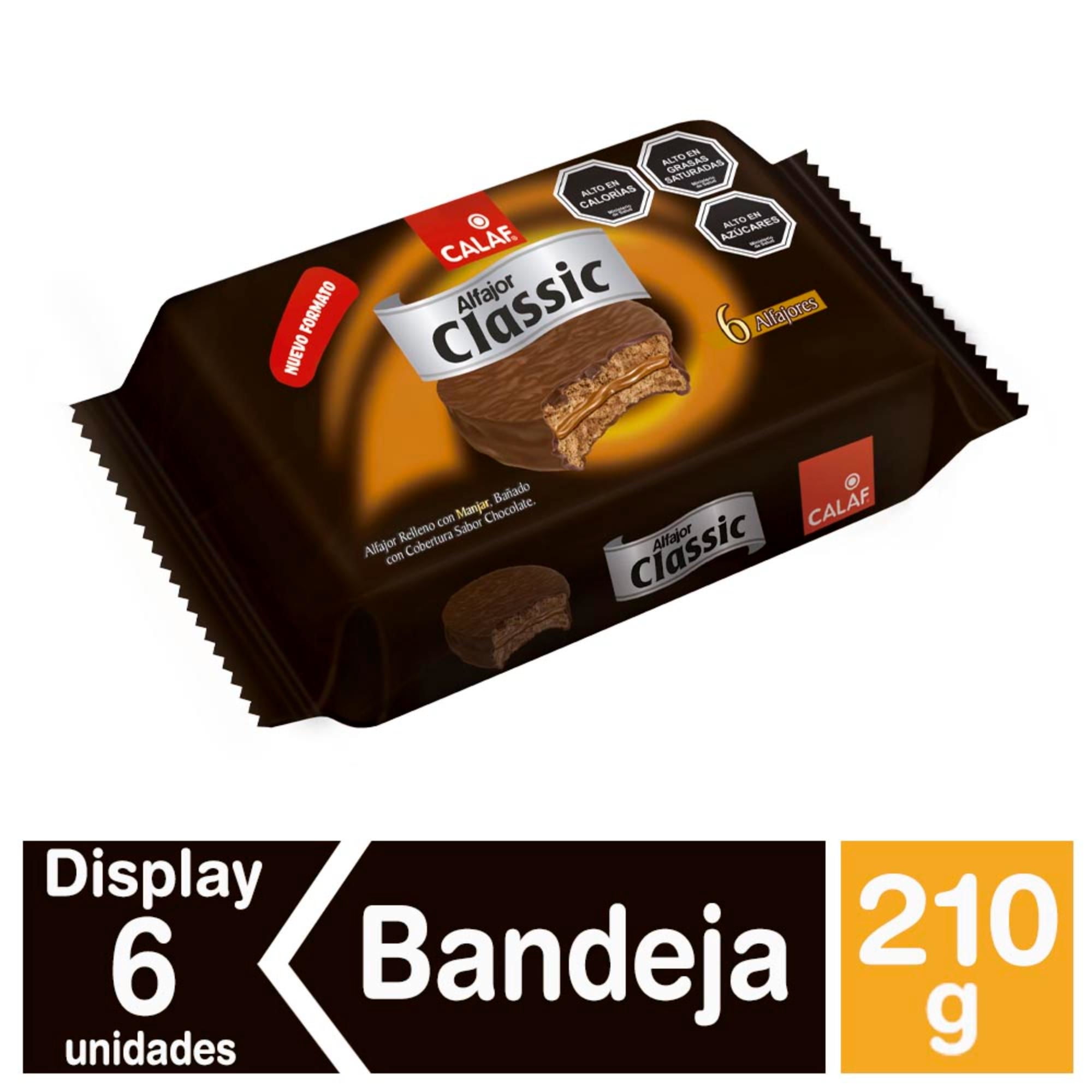 Bandeja Alfajor Classic 6 Un 210 g Calaf