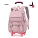 thumbnail image 1 of School Backpack with Wheels Trolley School Bag for Teenagers Girls Rolling Backpack Students Children Schoolbag Travel Bags sac, 1 of 3