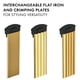 thumbnail image 5 of Combinación de engarzadora y plancha Hot Tools Professional, oro de 24 quilates, 5 of 7