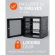 thumbnail image 3 of Soporte de pared cerrado Network Rack ECHOGEAR 12U con 2 estantes, 3 of 9