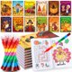 thumbnail image 1 of Libros para colorear BenLouis 12 Fall con 12 lápices de colores apilables para niños, 1 of 7
