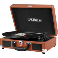 Tocadiscos Victrola Vintage De 3 Velocidades Bluetooth Cognac