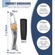 thumbnail image 2 of Cuchillo Multiusos CUTTEREX 18 cm 4 uds + 30 Hojas, 2 of 7