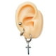 thumbnail image 2 of Pack De Aros Argollas Huggies Cruz Esfera Plateada Piercing, 2 of 3