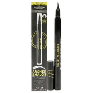 Arches And Halos - Lápiz Moldeador De Cejas Microblading - Espresso De Para Mujeres - Lápiz Para Cejas De 0,026 Oz