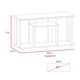 thumbnail image 3 of Rack TV 50" Lannes Wengue 67x120,9x42,1 Cm, 3 of 3