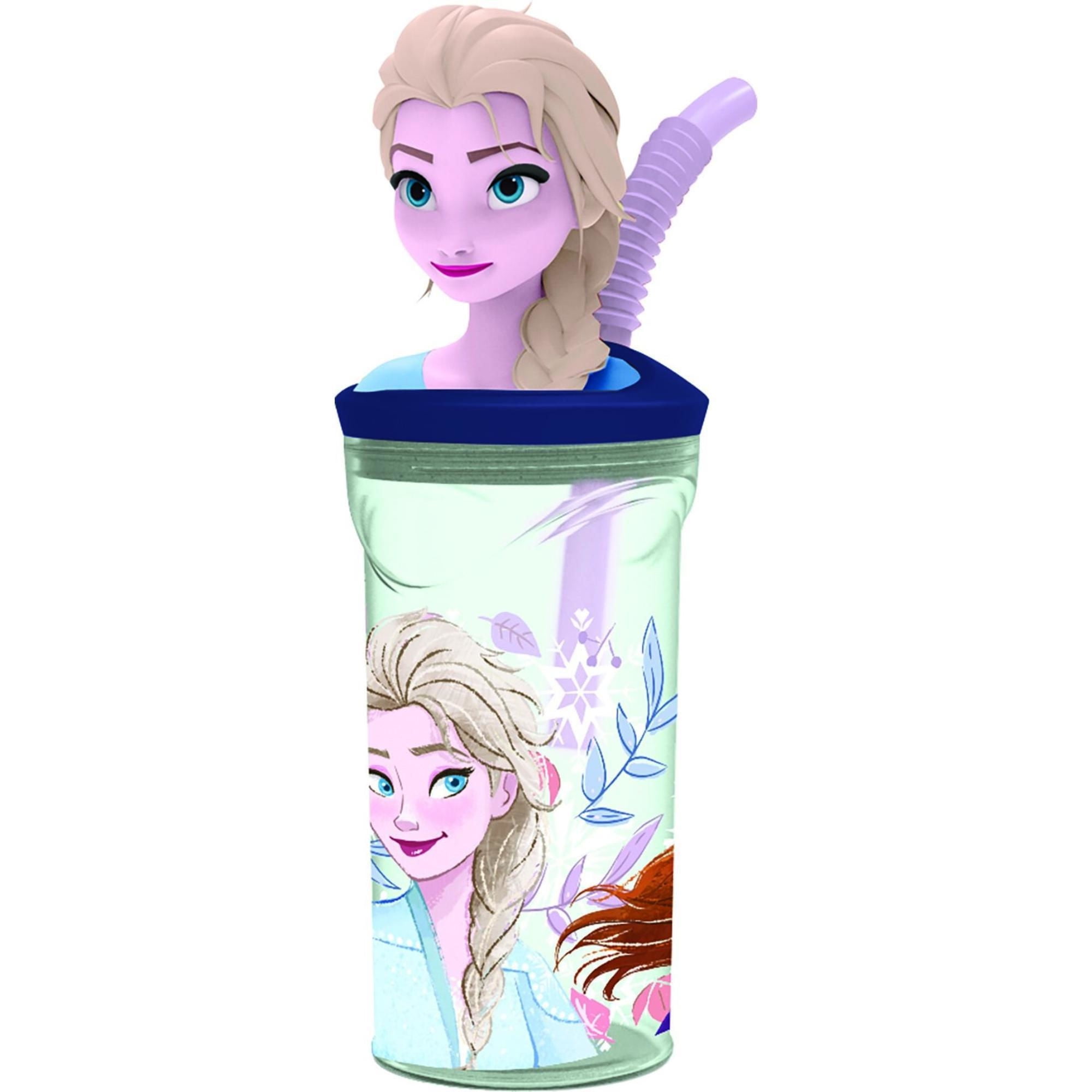 Vaso Tomajugo Figura 3d Frozen 360ml Plástico Multicolor 1 Piezas Disney