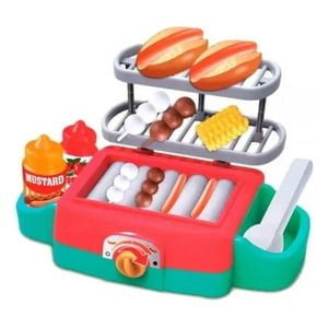 Genérico - Juego De Parrilla Y Completos Para Niños Rojo