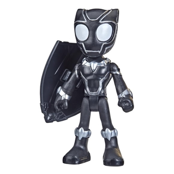 Figura de acción de juguete Marvel Spidey and His Amazing Friends Black Panther Hero de 10 cm con accesorio para niños mayores de 3 años
