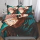 thumbnail image 1 of Juego De Funda Nórdica Jujutsu Kaisen Juego De Ropa De Cama De Microfibra 3d De Poliéster Con Funda De Almohada Juego De 3 Piezas Funda Nórdica Con Cremallera, 1 of 3