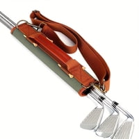 Xusx111 - Bolso De Mangas De Portador De Club De Golf De Lienzo Ligero Con Correa De Hombro Bolso De Club De Golf, Ligero, Para Hombres, Mujeres Y Niños, Con Bolsillo De Bola, Portátil