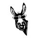 thumbnail image 1 of Arte De Metal De Burro Arte De Patio De Burro De Metal Hecho A Mano Para Jardín Patio Estilo B, 1 of 5