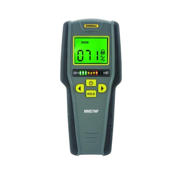 Medidor de humedad General Tools MMD7NP sin pines y no invasivo